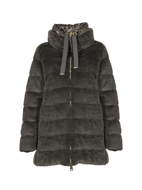 Piumuno in eco-fur Grigio antracite Herno | PI002123D 126309480